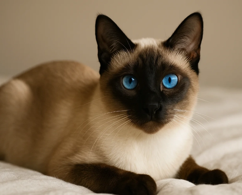 vocal Siamese cat