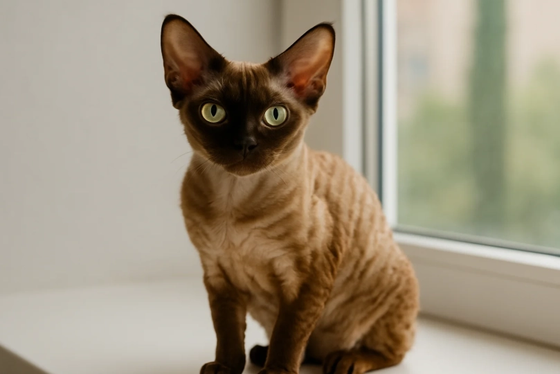 Devon Rex cat